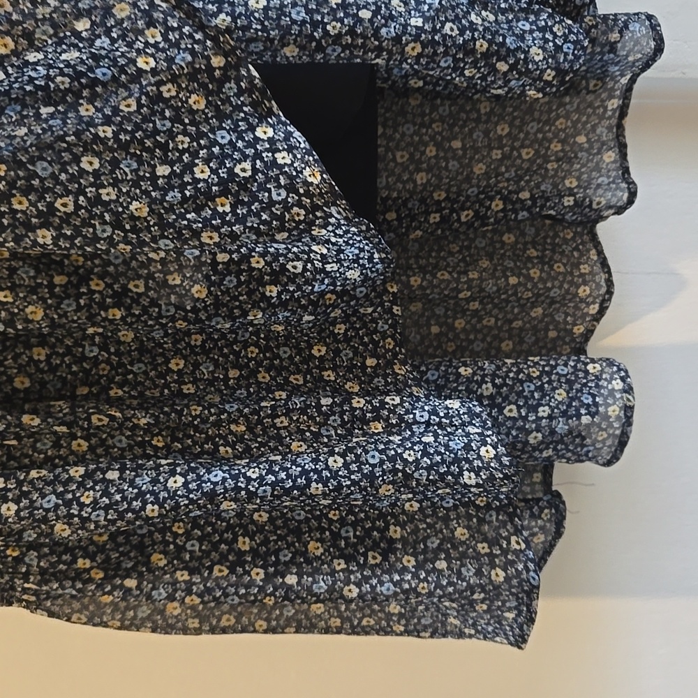 Abercrombie & Fitch Navy Floral Midi Dress - Picture 9 of 13